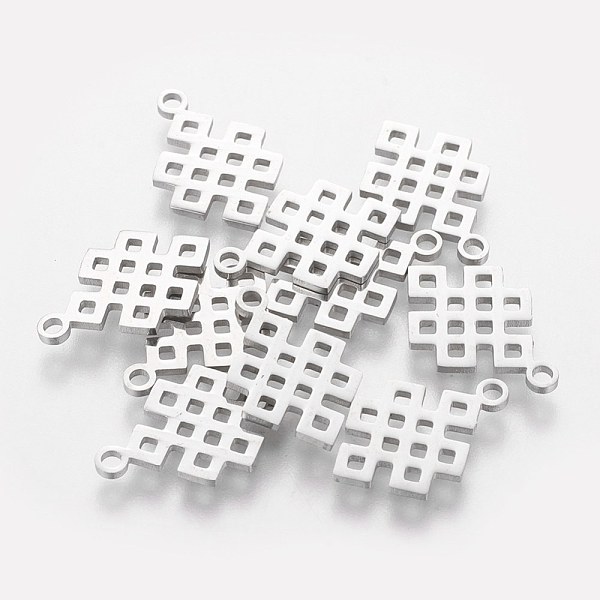 PandaHall 201 Stainless Steel Pendants, Knot, Stainless Steel Color, 17.4x11.5x1mm, Hole: 1.5mm 201 Stainless Steel Others
PandaHall 201 Stainless Steel Pendants, Knot, Stainless Steel Color, 17.4x11.5x1mm, Hole: 1.5mm 201 Stainless Steel Others