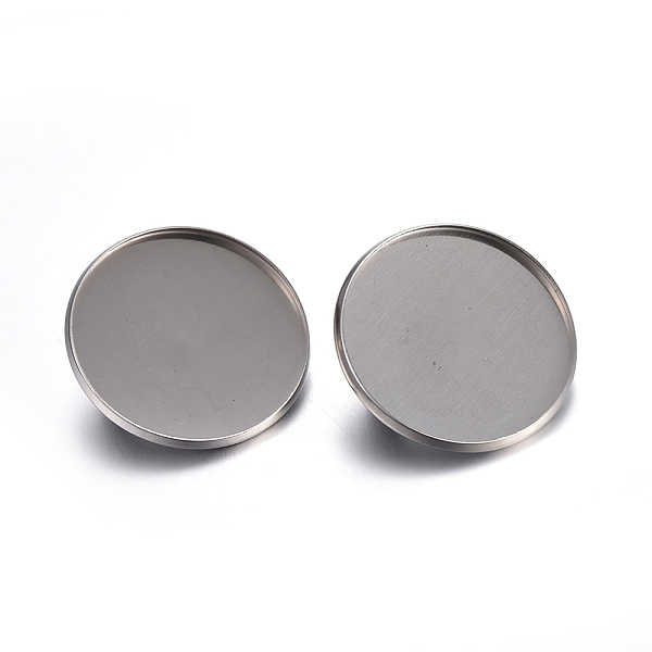 PandaHall 304 Stainless Steel Brooch Findings, Back Bar Findings, Flat Round, Stainless Steel Color, Tray: 25mm, 27x7mm, Pin: 0.7mm 304...
PandaHall 304 Stainless Steel Brooch Findings, Back Bar Findings, Flat Round, Stainless Steel Color, Tray: 25mm, 27x7mm, Pin: 0.7mm 304...