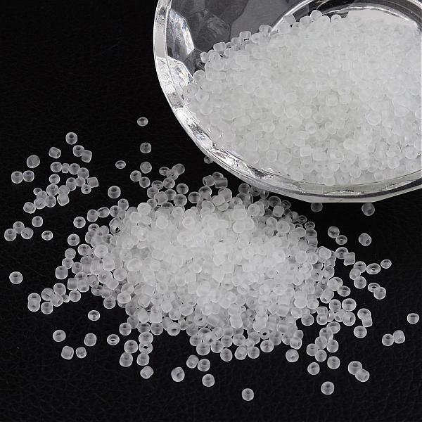 PandaHall 12/0 Frosted Round Glass Seed Beads, White, Size: about 2mm in diameter, hole:1mm, about 3304pcs/50g Glass White
PandaHall 12/0 Frosted Round Glass Seed Beads, White, Size: about 2mm in diameter, hole:1mm, about 3304pcs/50g Glass White