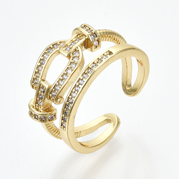 PandaHall Brass Micro Pave Clear Cubic Zirconia Cuff Rings, Open Rings, Cadmium Free & Nickel Free & Lead Free, Real 16K Gold Plated, US...
PandaHall Brass Micro Pave Clear Cubic Zirconia Cuff Rings, Open Rings, Cadmium Free & Nickel Free & Lead Free, Real 16K Gold Plated, US...