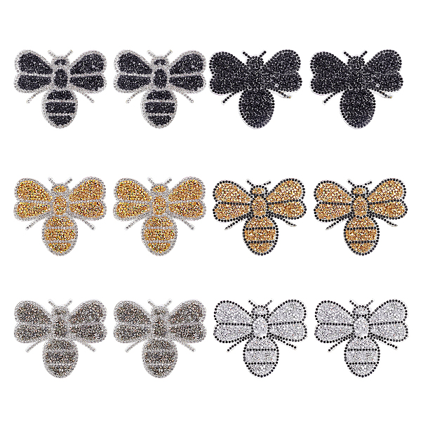 PandaHall FINGERINSPIRE 12pcs Crystals Bee Patches Iron on Clothes Patches Rhinestone Appliques Patches For Clothes,Jeans,DIY Crafts Cloth..., Multicolor
PandaHall FINGERINSPIRE 12pcs Crystals Bee Patches Iron on Clothes Patches Rhinestone Appliques Patches For Clothes,Jeans,DIY Crafts Cloth..., Multicolor