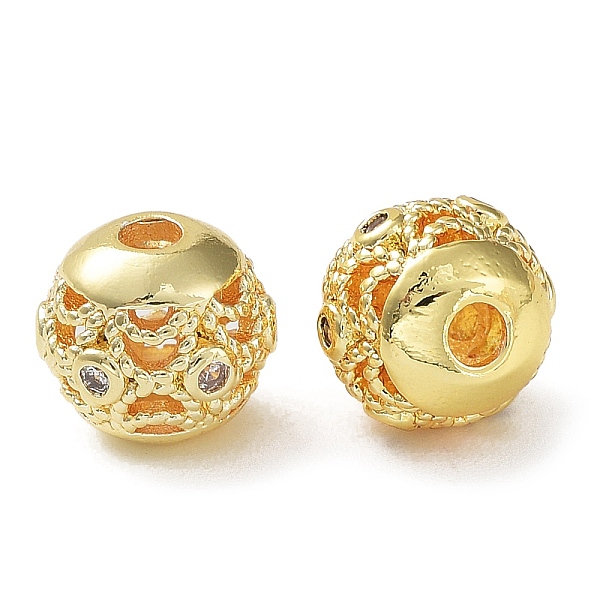 PandaHall Rack Plating Brass Micro Pave Clear Cubic Zirconia Beads, Long-Lasting Plated, Cadmium Free & Lead Free, Hollow, Round with Lion...
PandaHall Rack Plating Brass Micro Pave Clear Cubic Zirconia Beads, Long-Lasting Plated, Cadmium Free & Lead Free, Hollow, Round with Lion...