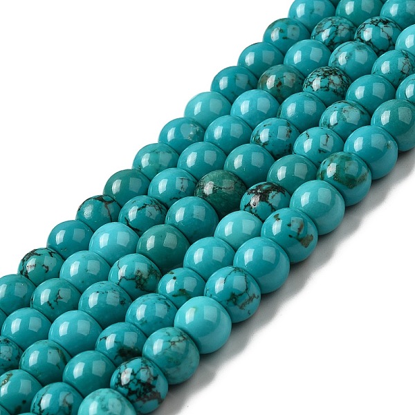 PandaHall Natural Howlite Beads Strands, Dyed, Rondelle, Turquoise, 10~10.5x7~7.5mm, Hole: 1.2mm, about 51pcs/strand, 15.75~15.83''..., Green
PandaHall Natural Howlite Beads Strands, Dyed, Rondelle, Turquoise, 10~10.5x7~7.5mm, Hole: 1.2mm, about 51pcs/strand, 15.75~15.83''..., Green