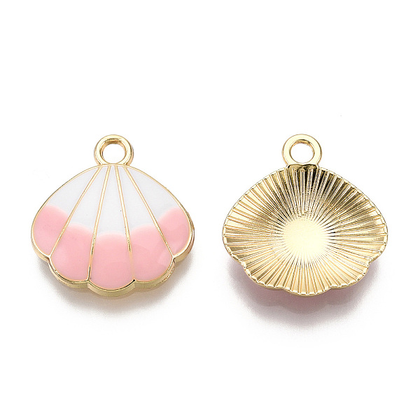 PandaHall Alloy Pendants, with Enamel, Shell Shape, Light Gold, Pink, 18x17x3mm, Hole: 1.8mm Alloy+Enamel Shell Shape Pink
PandaHall Alloy Pendants, with Enamel, Shell Shape, Light Gold, Pink, 18x17x3mm, Hole: 1.8mm Alloy+Enamel Shell Shape Pink