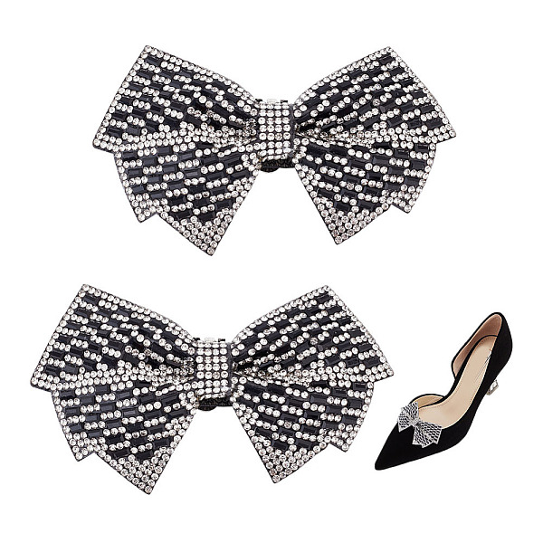 PandaHall AHANDMAKER 1 Pair Bowkont Crystal Rhinestone Shoe Buckle, Detachable Bow Shoe Clips, Elegant Crystal Glass Rhinestones Decorations..., Black
PandaHall AHANDMAKER 1 Pair Bowkont Crystal Rhinestone Shoe Buckle, Detachable Bow Shoe Clips, Elegant Crystal Glass Rhinestones Decorations..., Black