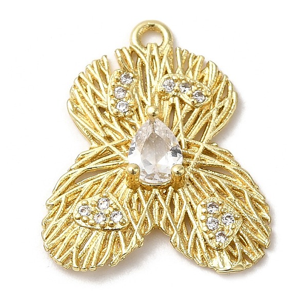 PandaHall Rack Plating Brass Cubic Zirconia Pendants, Cadmium Free & Lead Free, Hollow Butterfly, Golden, 20x16.5x3mm, Hole: 1.2mm..., Clear
PandaHall Rack Plating Brass Cubic Zirconia Pendants, Cadmium Free & Lead Free, Hollow Butterfly, Golden, 20x16.5x3mm, Hole: 1.2mm..., Clear