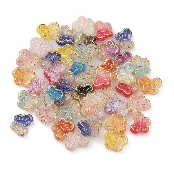 PandaHall Opaque Resin Cabochons, Golden Metal Enlaced, Butterfly, Mixed Color, 6x8x2.5mm Resin Butterfly Multicolor
PandaHall Opaque Resin Cabochons, Golden Metal Enlaced, Butterfly, Mixed Color, 6x8x2.5mm Resin Butterfly Multicolor