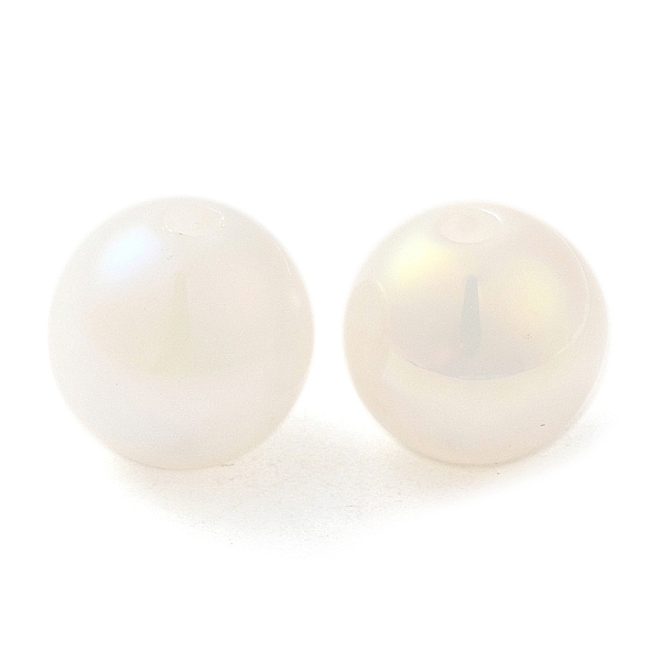 PandaHall Iridescent Opaque Resin Beads, Candy Beads, Round, White, 10x9.5mm, Hole: 1.8mm Resin Round White
PandaHall Iridescent Opaque Resin Beads, Candy Beads, Round, White, 10x9.5mm, Hole: 1.8mm Resin Round White