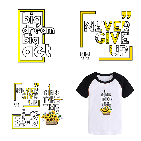 PandaHall PET Heat Transfer Film Logo Stickers, for DIY T-Shirt, Bags, Hats, Jackets, Flower Pattern, 230x230mm Plastic Flower Yellow
PandaHall PET Heat Transfer Film Logo Stickers, for DIY T-Shirt, Bags, Hats, Jackets, Flower Pattern, 230x230mm Plastic Flower Yellow