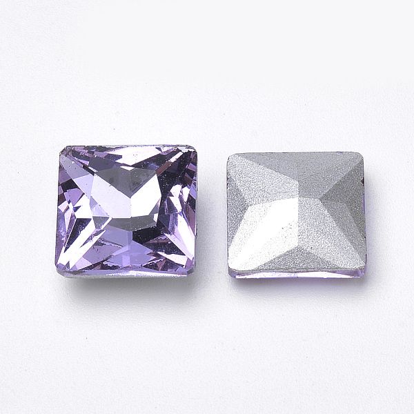 PandaHall Pointed Back Glass Rhinestone Cabochons, Back Plated, Faceted, Square, Lilac, 10x10x5mm Glass Rhinestone Square Purple
PandaHall Pointed Back Glass Rhinestone Cabochons, Back Plated, Faceted, Square, Lilac, 10x10x5mm Glass Rhinestone Square Purple