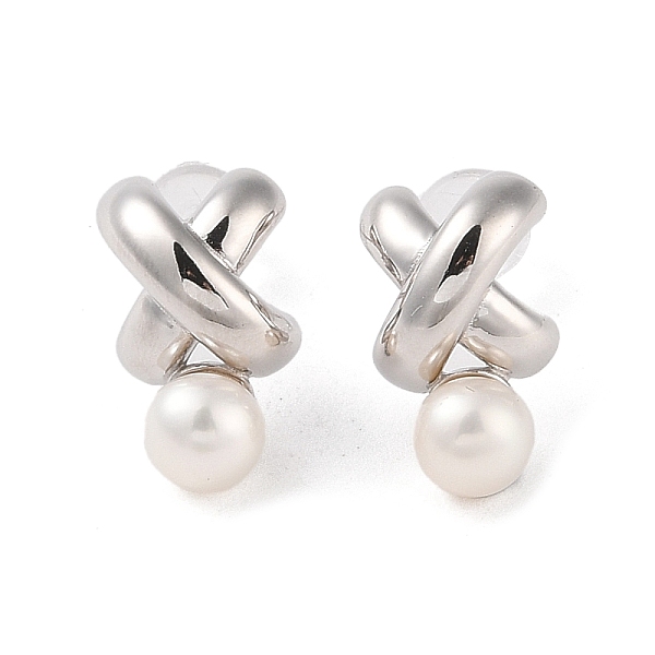PandaHall Sterling Silver Stud Earrings, with Natural Pearl, Jewely for Women, Letter X, 14.5x8.5mm Sterling Silver Letter X
PandaHall Sterling Silver Stud Earrings, with Natural Pearl, Jewely for Women, Letter X, 14.5x8.5mm Sterling Silver Letter X