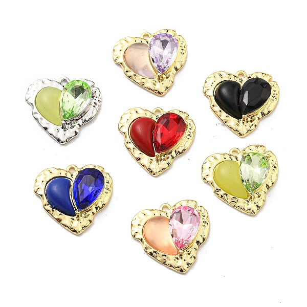 PandaHall Rack Plating Alloy Resin Pendants, Glass Heart Charms, Long-Lasting Plated, Lead Free & Cadmium Free, Golden, Mixed Color..., Multicolor
PandaHall Rack Plating Alloy Resin Pendants, Glass Heart Charms, Long-Lasting Plated, Lead Free & Cadmium Free, Golden, Mixed Color..., Multicolor