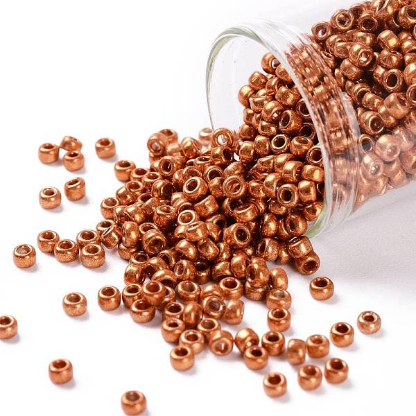 PandaHall TOHO Round Seed Beads, Japanese Seed Beads, (562) Burnt Orange Metallic, 8/0, 3mm, Hole: 1mm, about 1110pcs/50g Glass Orange
PandaHall TOHO Round Seed Beads, Japanese Seed Beads, (562) Burnt Orange Metallic, 8/0, 3mm, Hole: 1mm, about 1110pcs/50g Glass Orange