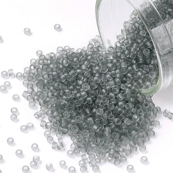 PandaHall TOHO Round Seed Beads, Japanese Seed Beads, (9F) Transparent Frost Light Gray, 15/0, 1.5mm, Hole: 0.7mm, about 15000pcs/50g Glass...
PandaHall TOHO Round Seed Beads, Japanese Seed Beads, (9F) Transparent Frost Light Gray, 15/0, 1.5mm, Hole: 0.7mm, about 15000pcs/50g Glass...