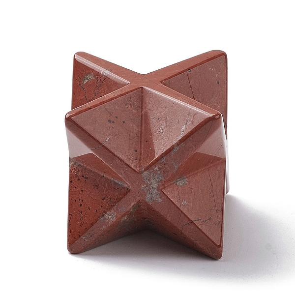PandaHall Natural Red Jasper Sculpture Healing Crystal Merkaba Star Ornament, Home Office Desk Decoration, 29.5~30x29~29.5x29~29.5mm Red...
PandaHall Natural Red Jasper Sculpture Healing Crystal Merkaba Star Ornament, Home Office Desk Decoration, 29.5~30x29~29.5x29~29.5mm Red...