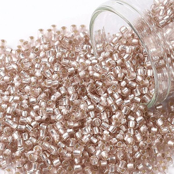 PandaHall TOHO Round Seed Beads, Japanese Seed Beads, (31F) Silver Lined Frosted Rosaline, 11/0, 2.2mm, Hole: 0.8mm, about 1110pcs/10g Glass..., Pink
PandaHall TOHO Round Seed Beads, Japanese Seed Beads, (31F) Silver Lined Frosted Rosaline, 11/0, 2.2mm, Hole: 0.8mm, about 1110pcs/10g Glass..., Pink