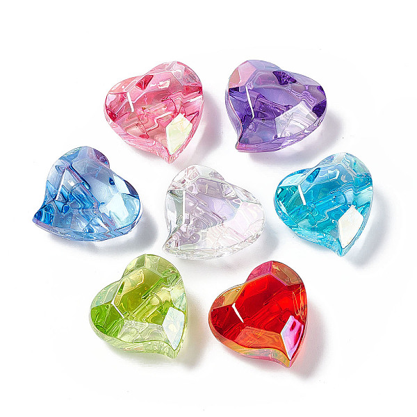 PandaHall Transparent Acrylic European Beads, Large Hole Bead, Faceted Heart, Mixed Color, 22x23x12.5mm, Hole: 4.5mm Acrylic Heart..., Multicolor
PandaHall Transparent Acrylic European Beads, Large Hole Bead, Faceted Heart, Mixed Color, 22x23x12.5mm, Hole: 4.5mm Acrylic Heart..., Multicolor