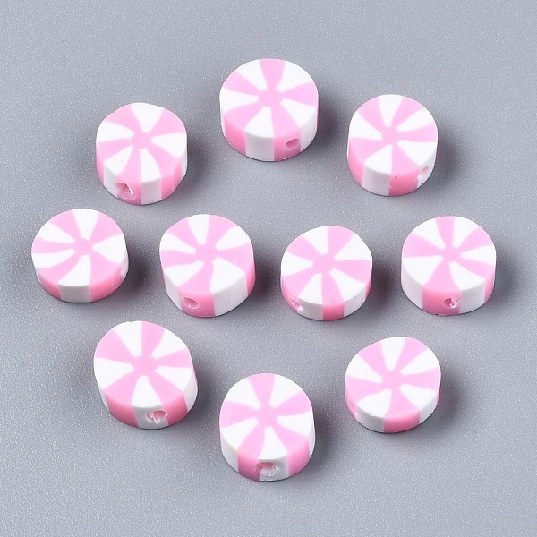 PandaHall Handmade Polymer Clay Beads, Flat Round, Pearl Pink, 9~10x4mm, Hole: 1.6mm Polymer Clay Flat Round
PandaHall Handmade Polymer Clay Beads, Flat Round, Pearl Pink, 9~10x4mm, Hole: 1.6mm Polymer Clay Flat Round