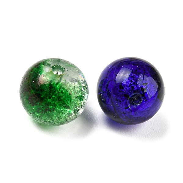 PandaHall Glass Round Beads, Center Drilled/No Hole, Transparent Crackle/Frosted, with Gold Foil, Mixed Style, Mixed Color, 10x9mm, Hole..., Multicolor
PandaHall Glass Round Beads, Center Drilled/No Hole, Transparent Crackle/Frosted, with Gold Foil, Mixed Style, Mixed Color, 10x9mm, Hole..., Multicolor
