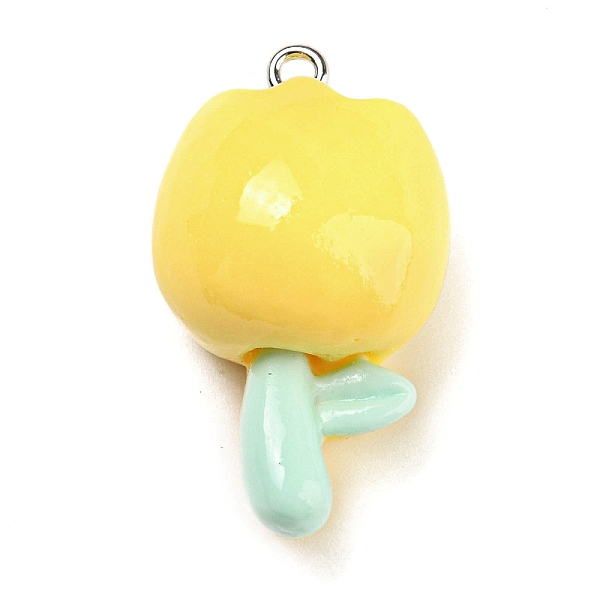 PandaHall Opaque Resin Pendants, Flower Charms, with Platinum Tone Iron Loops, Gold, 31x18x15mm, Hole: 1.6mm Iron+Resin Flower Gold
PandaHall Opaque Resin Pendants, Flower Charms, with Platinum Tone Iron Loops, Gold, 31x18x15mm, Hole: 1.6mm Iron+Resin Flower Gold