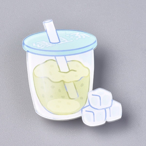 PandaHall Acrylic Badges Brooch Pins, Cute Lapel Pin, for Clothing Bags Jackets Accessory DIY Crafts, Drink with Ice, Light Yellow...
PandaHall Acrylic Badges Brooch Pins, Cute Lapel Pin, for Clothing Bags Jackets Accessory DIY Crafts, Drink with Ice, Light Yellow...