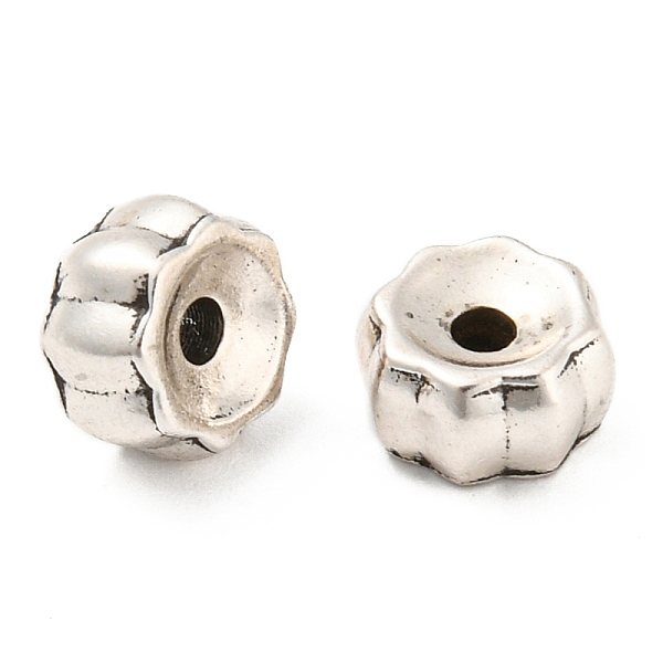 PandaHall Rack Plating Eco-Friendly Brass Beads, Cadmium Free & Lead Free, Rondelle, Antique Silver, 7~7.5x4mm, Hole: 1.8mm Brass Rondelle
PandaHall Rack Plating Eco-Friendly Brass Beads, Cadmium Free & Lead Free, Rondelle, Antique Silver, 7~7.5x4mm, Hole: 1.8mm Brass Rondelle