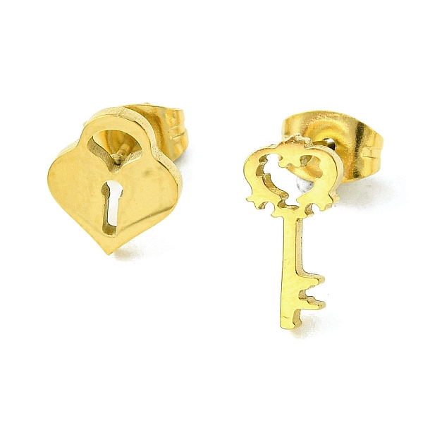PandaHall Thanksgiving Day Theme 304 Stainless Steel Stud Earrings, Key, 9.5~12x6~8mm 304 Stainless Steel Key
PandaHall Thanksgiving Day Theme 304 Stainless Steel Stud Earrings, Key, 9.5~12x6~8mm 304 Stainless Steel Key