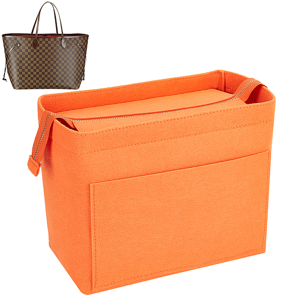 PandaHall Wool Felt Purse Organizer Inserts, Handbag & Tote Shaper, with Zipper, Dark Orange, 23x37x11cm Wool
PandaHall Wool Felt Purse Organizer Inserts, Handbag & Tote Shaper, with Zipper, Dark Orange, 23x37x11cm Wool