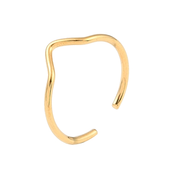PandaHall Ion Plating(IP) 304 Stainless Steel Open Cuff Ring for Women, Real 18K Gold Plated, 5.7mm, Inner Diameter: Adjustable 304...
PandaHall Ion Plating(IP) 304 Stainless Steel Open Cuff Ring for Women, Real 18K Gold Plated, 5.7mm, Inner Diameter: Adjustable 304...
