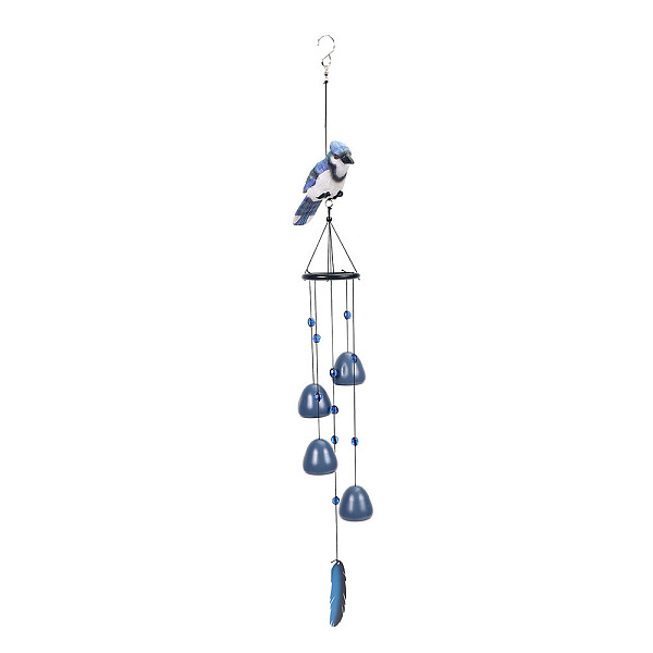 PandaHall Resin Birds & Metal Bell & Wooden Feather Hanging Wind Chime Decor, for Home Hanging Ornaments, Steel Blue, 830mm Resin Bird
PandaHall Resin Birds & Metal Bell & Wooden Feather Hanging Wind Chime Decor, for Home Hanging Ornaments, Steel Blue, 830mm Resin Bird