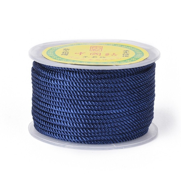 PandaHall Polyester Milan Cord for DIY Jewelry Craft Making, Marine Blue, 3mm, about 27.34 yards(25m)/roll Polyester Blue
PandaHall Polyester Milan Cord for DIY Jewelry Craft Making, Marine Blue, 3mm, about 27.34 yards(25m)/roll Polyester Blue