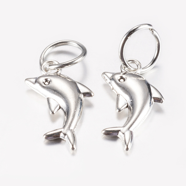 PandaHall Tibetan Style Alloy Pendants, Dolphin, Antique Silver, 23.5x13x3.5mm, Hole: 7.5mm Alloy Dolphin
PandaHall Tibetan Style Alloy Pendants, Dolphin, Antique Silver, 23.5x13x3.5mm, Hole: 7.5mm Alloy Dolphin