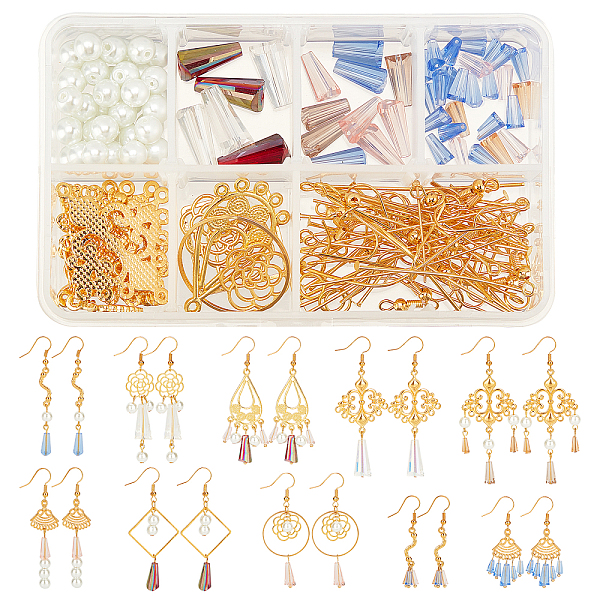 PandaHall SUNNYCLUE 212Pcs DIY Earring Making Kits, Including Glass Beads, Glass Pearl Beads, Brass Linking Rings & Jump Rings & Pins &...
PandaHall SUNNYCLUE 212Pcs DIY Earring Making Kits, Including Glass Beads, Glass Pearl Beads, Brass Linking Rings & Jump Rings & Pins &...