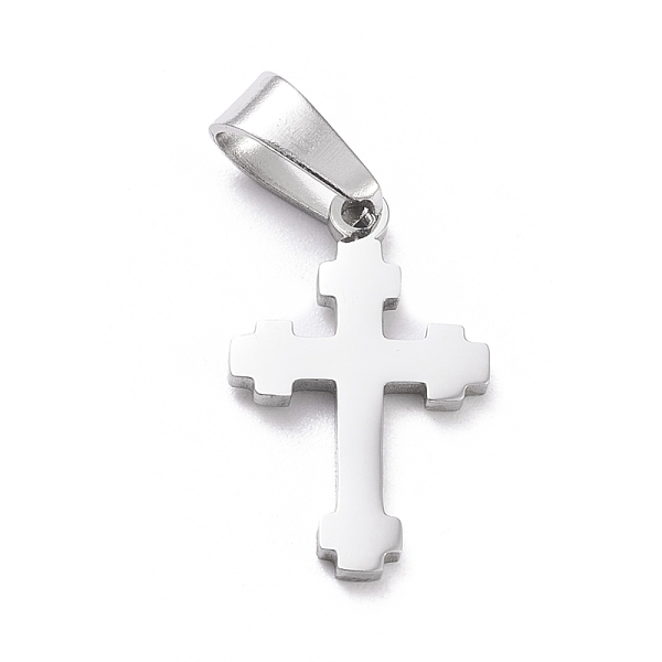 PandaHall 304 Stainless Steel Pendants, Laser Cut, Cross, Stainless Steel Color, 20x12x1.5mm, Hole: 3.5x7mm 304 Stainless Steel Cross
PandaHall 304 Stainless Steel Pendants, Laser Cut, Cross, Stainless Steel Color, 20x12x1.5mm, Hole: 3.5x7mm 304 Stainless Steel Cross