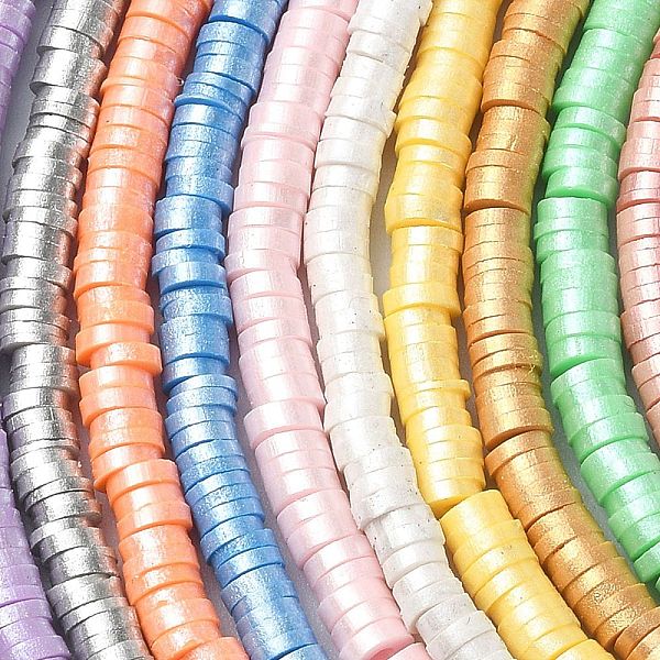PandaHall 10 Strands 10 Colors Handmade Polymer Clay Beads Strands, for DIY Jewelry Crafts Supplies, Disc/Flat Round, Mixed Color, 4x1mm..., Multicolor
PandaHall 10 Strands 10 Colors Handmade Polymer Clay Beads Strands, for DIY Jewelry Crafts Supplies, Disc/Flat Round, Mixed Color, 4x1mm..., Multicolor