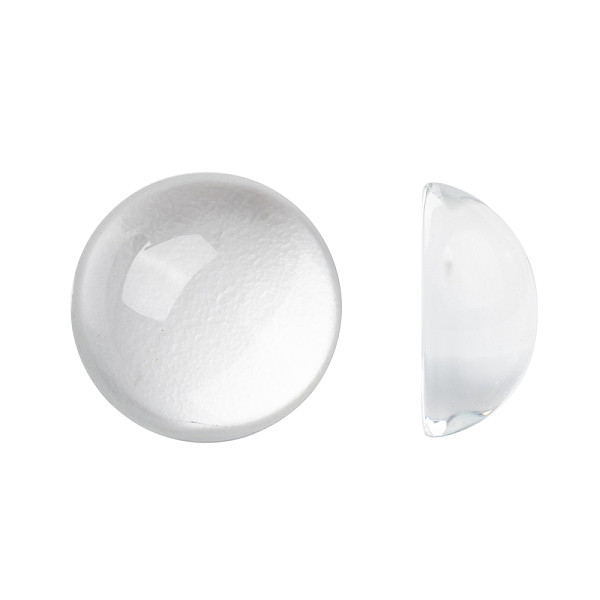 PandaHall Transparent Half Round Glass Cabochons, Clear, 14~15x7~8mm Glass Half Round Clear
PandaHall Transparent Half Round Glass Cabochons, Clear, 14~15x7~8mm Glass Half Round Clear