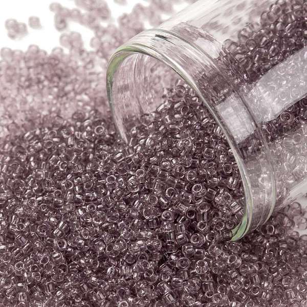 PandaHall TOHO Round Seed Beads, Japanese Seed Beads, (6) Transparent Light Amethyst, 15/0, 1.5mm, Hole: 0.7mm, about 3000pcs/bottle..., Purple
PandaHall TOHO Round Seed Beads, Japanese Seed Beads, (6) Transparent Light Amethyst, 15/0, 1.5mm, Hole: 0.7mm, about 3000pcs/bottle..., Purple