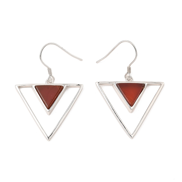 PandaHall Natural Carnelian Triangle Dangle Earrings, Real Platinum Plated Rhodium Plated 925 Sterling Silver Earrings for Girl Women...
PandaHall Natural Carnelian Triangle Dangle Earrings, Real Platinum Plated Rhodium Plated 925 Sterling Silver Earrings for Girl Women...