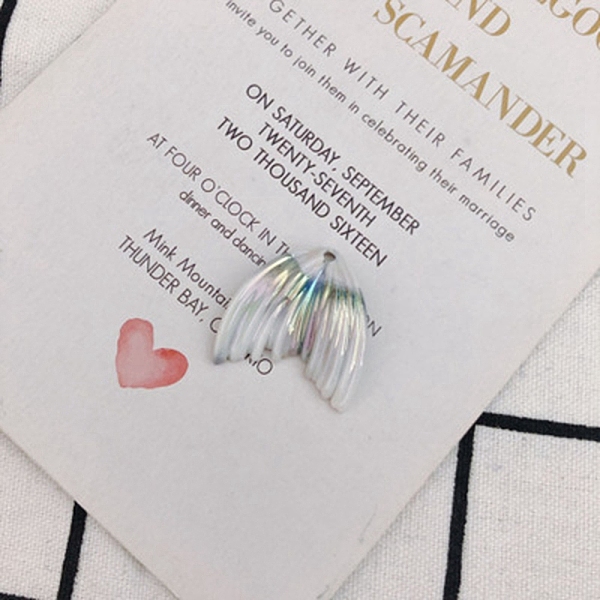 PandaHall Electroplated Rainbow Resin Pendants, Fishtail, Seashell Color, 26x27mm Resin Others
PandaHall Electroplated Rainbow Resin Pendants, Fishtail, Seashell Color, 26x27mm Resin Others