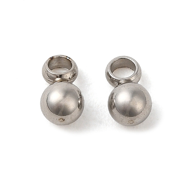 PandaHall 304 Stainless Steel Charms, Ball Charm, Stainless Steel Color, 5.5x3mm, Hole: 1.2mm 304 Stainless Steel Round
PandaHall 304 Stainless Steel Charms, Ball Charm, Stainless Steel Color, 5.5x3mm, Hole: 1.2mm 304 Stainless Steel Round