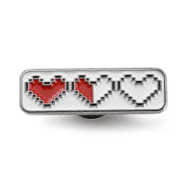 PandaHall Heart Progress Bar Enamel Pins, Platinum Tone Alloy Brooches for Backpack Clothes, White, 10x30.5x1.5mm Alloy+Enamel Heart White
PandaHall Heart Progress Bar Enamel Pins, Platinum Tone Alloy Brooches for Backpack Clothes, White, 10x30.5x1.5mm Alloy+Enamel Heart White