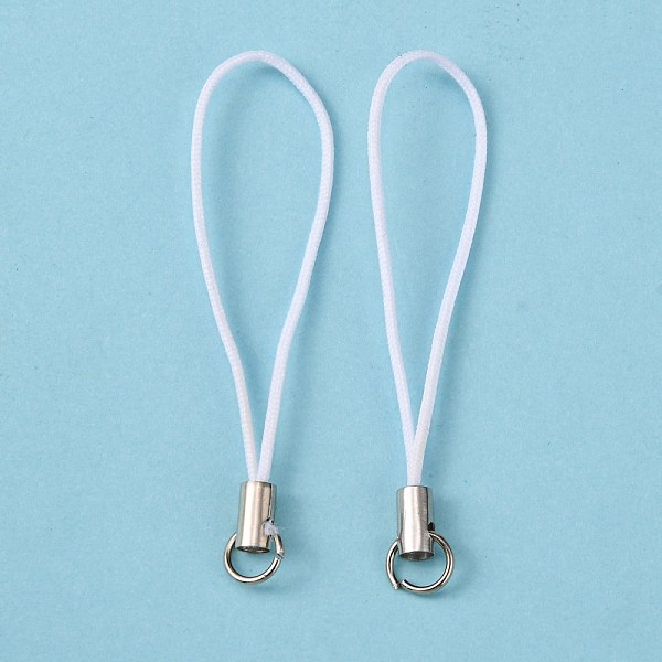 PandaHall Mobile Phone Strap, DIY Cell Phone Straps, Alloy Ends with Iron Rings, White, about 45mm long, Ring: about 7mm in diameter Nylon...
PandaHall Mobile Phone Strap, DIY Cell Phone Straps, Alloy Ends with Iron Rings, White, about 45mm long, Ring: about 7mm in diameter Nylon...