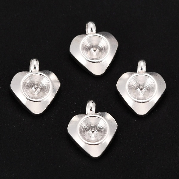 PandaHall 201 Stainless Steel Pendant Rhinestone Settings, For Pointed Back Rivoli Rhinestone, Heart, Silver, Fit for 4mm Rhinestone...
PandaHall 201 Stainless Steel Pendant Rhinestone Settings, For Pointed Back Rivoli Rhinestone, Heart, Silver, Fit for 4mm Rhinestone...