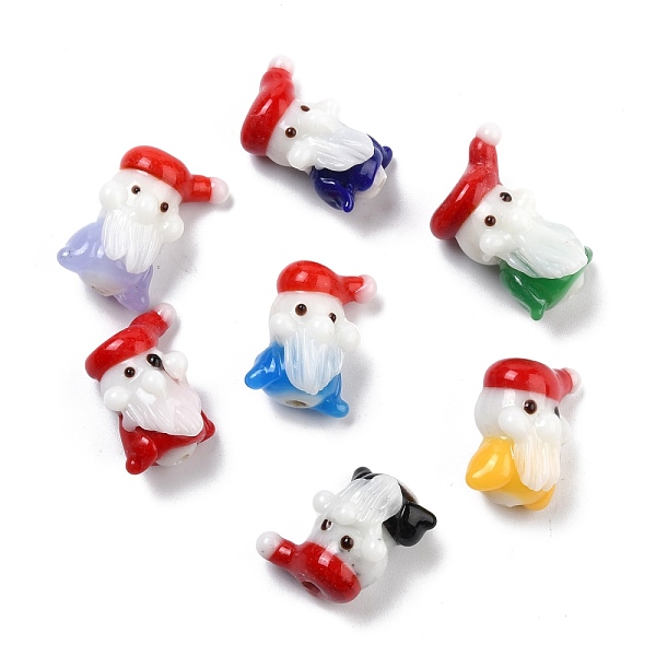 PandaHall Handmade Lampwork Beads, Cartoon Style, for Christmas, Santa Claus, Mixed Color, 21~24x15.5~17x12~14mm, Hole: 2.5mm Lampwork Human..., Multicolor
PandaHall Handmade Lampwork Beads, Cartoon Style, for Christmas, Santa Claus, Mixed Color, 21~24x15.5~17x12~14mm, Hole: 2.5mm Lampwork Human..., Multicolor