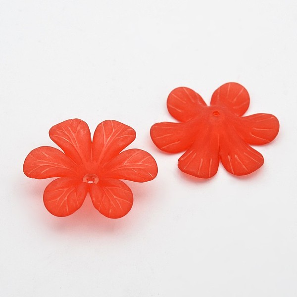 PandaHall Transparent Acrylic Beads, Frosted, Flower Bead Caps, Crimson, 30x8mm, Hole: 1.5~2mm, about 314pcs/500g Acrylic Flower Pink
PandaHall Transparent Acrylic Beads, Frosted, Flower Bead Caps, Crimson, 30x8mm, Hole: 1.5~2mm, about 314pcs/500g Acrylic Flower Pink