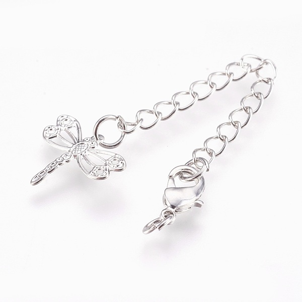 PandaHall Brass Chain Extender, with Lobster Claw Clasps, Cadmium Free & Nickel Free & Lead Free, Long-Lasting Plated, Dragonfly, Platinum...
PandaHall Brass Chain Extender, with Lobster Claw Clasps, Cadmium Free & Nickel Free & Lead Free, Long-Lasting Plated, Dragonfly, Platinum...