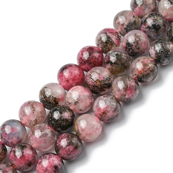 PandaHall Natural Rhodonite Beads Strands, Round, 8mm, Hole: 0.9mm, about 48~49pcs/strand, 15.28~15.59 inch(38.8~39.6cm) Rhodonite Round
PandaHall Natural Rhodonite Beads Strands, Round, 8mm, Hole: 0.9mm, about 48~49pcs/strand, 15.28~15.59 inch(38.8~39.6cm) Rhodonite Round