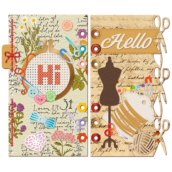 PandaHall GLOBLELAND Sewing Page Cutting Dies for Card Making Metal Sewing Page Frame Die Cuts Cutting Dies Templates for Scrapbooking...
PandaHall GLOBLELAND Sewing Page Cutting Dies for Card Making Metal Sewing Page Frame Die Cuts Cutting Dies Templates for Scrapbooking...