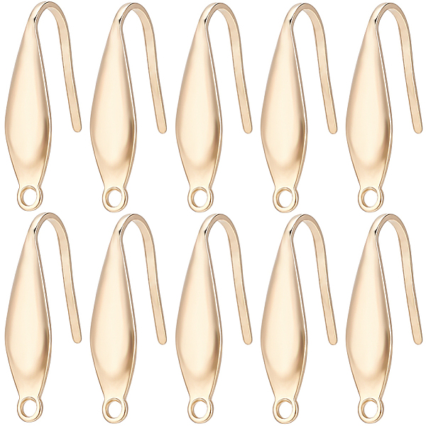 PandaHall SUNNYCLUE 80Pcs 316 Stainless Steel Earring Hooks, with Vertical Loop, Ear Wire, Real 18K Gold Plated, 20.5x4.5mm, Hole: 1.2mm 316...
PandaHall SUNNYCLUE 80Pcs 316 Stainless Steel Earring Hooks, with Vertical Loop, Ear Wire, Real 18K Gold Plated, 20.5x4.5mm, Hole: 1.2mm 316...