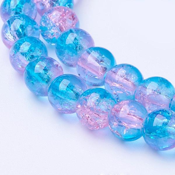 PandaHall Spray Painted Crackle Glass Beads Strands, Round, Dodger Blue, 6mm, Hole: 1.3~1.6mm, about 133pcs/strand, 31.4 inch Glass Round...
PandaHall Spray Painted Crackle Glass Beads Strands, Round, Dodger Blue, 6mm, Hole: 1.3~1.6mm, about 133pcs/strand, 31.4 inch Glass Round...